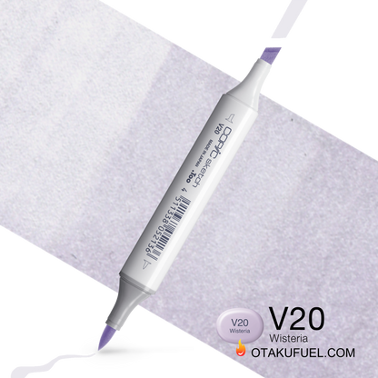 Copic Sketch V20 Wisteria Marker <inline style="float: right; margin-right: 10px; background-color: rgb(212, 211, 228);">&nbsp;&nbsp;&nbsp;&nbsp;&nbsp;&nbsp; </inline>