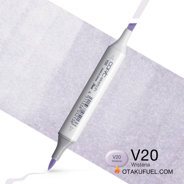 Copic Sketch V20 Wisteria Marker <inline style="float: right; margin-right: 10px; background-color: rgb(212, 211, 228);">&nbsp;&nbsp;&nbsp;&nbsp;&nbsp;&nbsp; </inline>