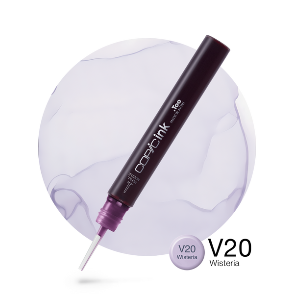 Copic Ink Refill V20 Wisteria <inline style="float: right; margin-right: 10px; background-color: rgb(212, 211, 228);">&nbsp;&nbsp;&nbsp;&nbsp;&nbsp;&nbsp; </inline>