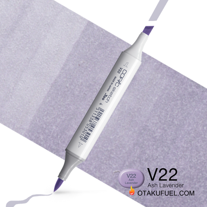 Copic Sketch V22 Ash Lavender Marker <inline style="float: right; margin-right: 10px; background-color: rgb(206, 149, 194);">&nbsp;&nbsp;&nbsp;&nbsp;&nbsp;&nbsp; </inline>
