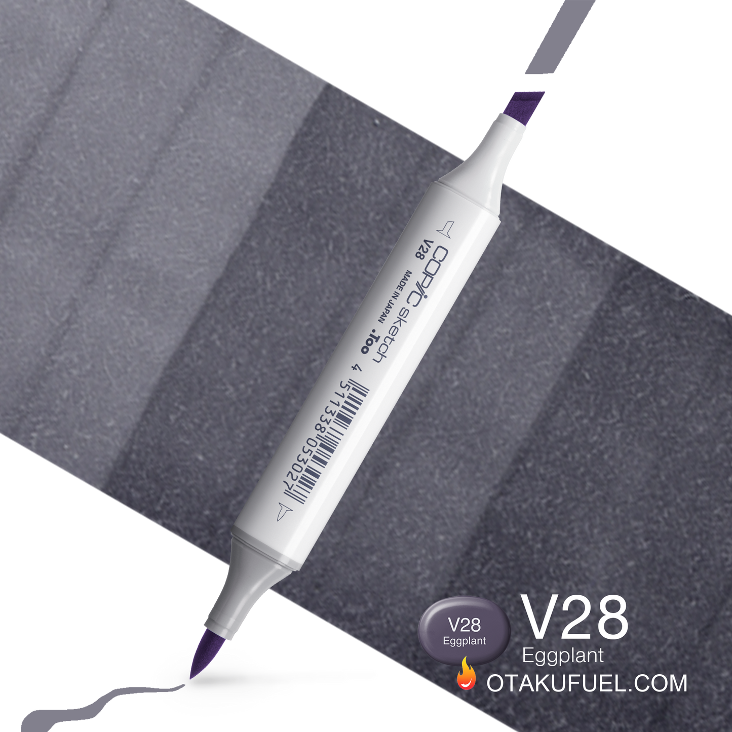 Copic Sketch V28 Eggplant Marker <inline style="float: right; margin-right: 10px; background-color: rgb(106, 101, 139);">&nbsp;&nbsp;&nbsp;&nbsp;&nbsp;&nbsp; </inline>