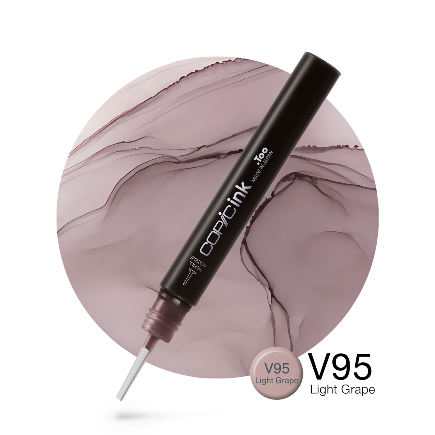 Copic Ink Refill V95 Light Grape <inline style="float: right; margin-right: 10px; background-color: rgb(183, 124, 168);">&nbsp;&nbsp;&nbsp;&nbsp;&nbsp;&nbsp; </inline>