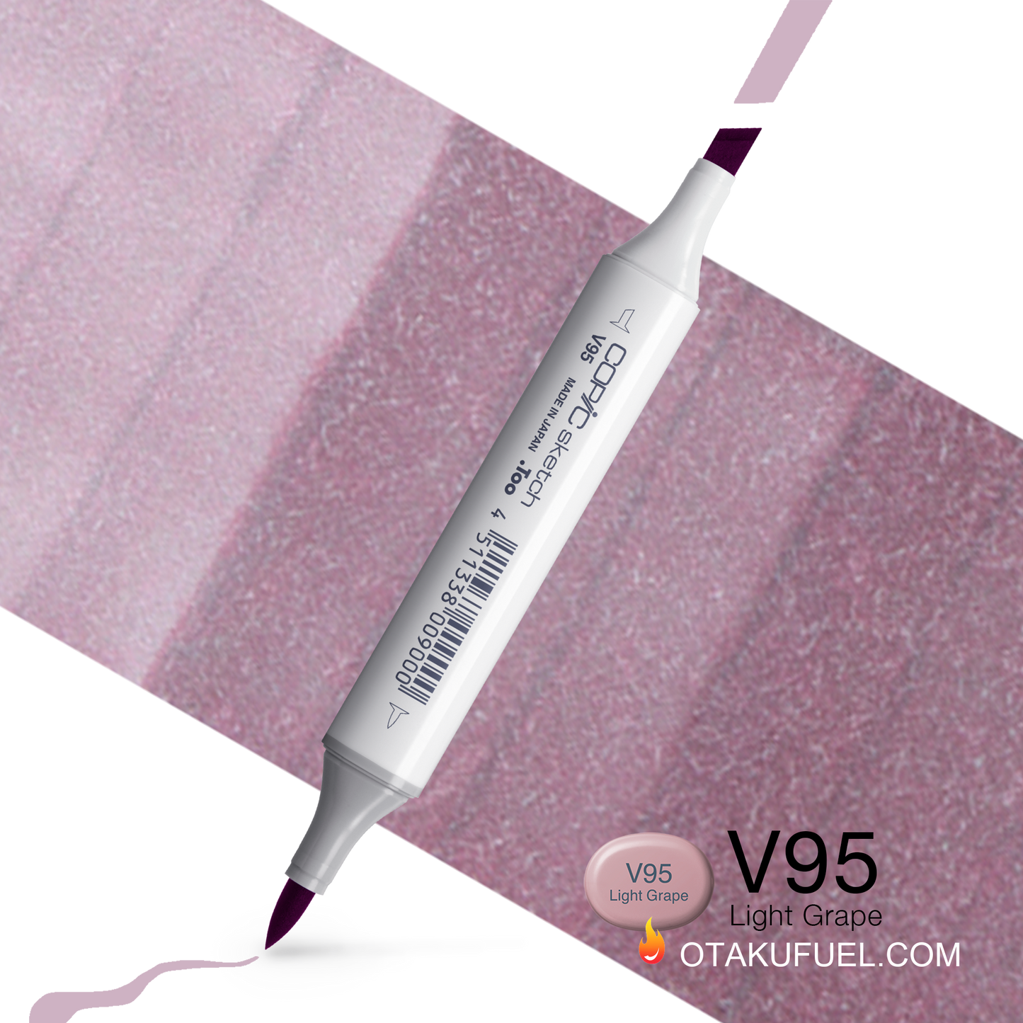 Copic Sketch V95 Light Grape Marker <inline style="float: right; margin-right: 10px; background-color: rgb(183, 124, 168);">&nbsp;&nbsp;&nbsp;&nbsp;&nbsp;&nbsp; </inline>