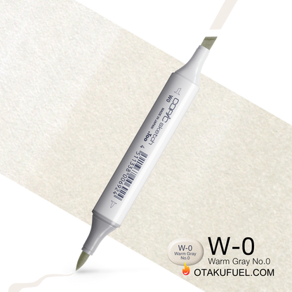 Copic Sketch W0 Warm Gray No. 0 Marker <inline style="float: right; margin-right: 10px; background-color: rgb(243, 243, 233);">&nbsp;&nbsp;&nbsp;&nbsp;&nbsp;&nbsp; </inline>