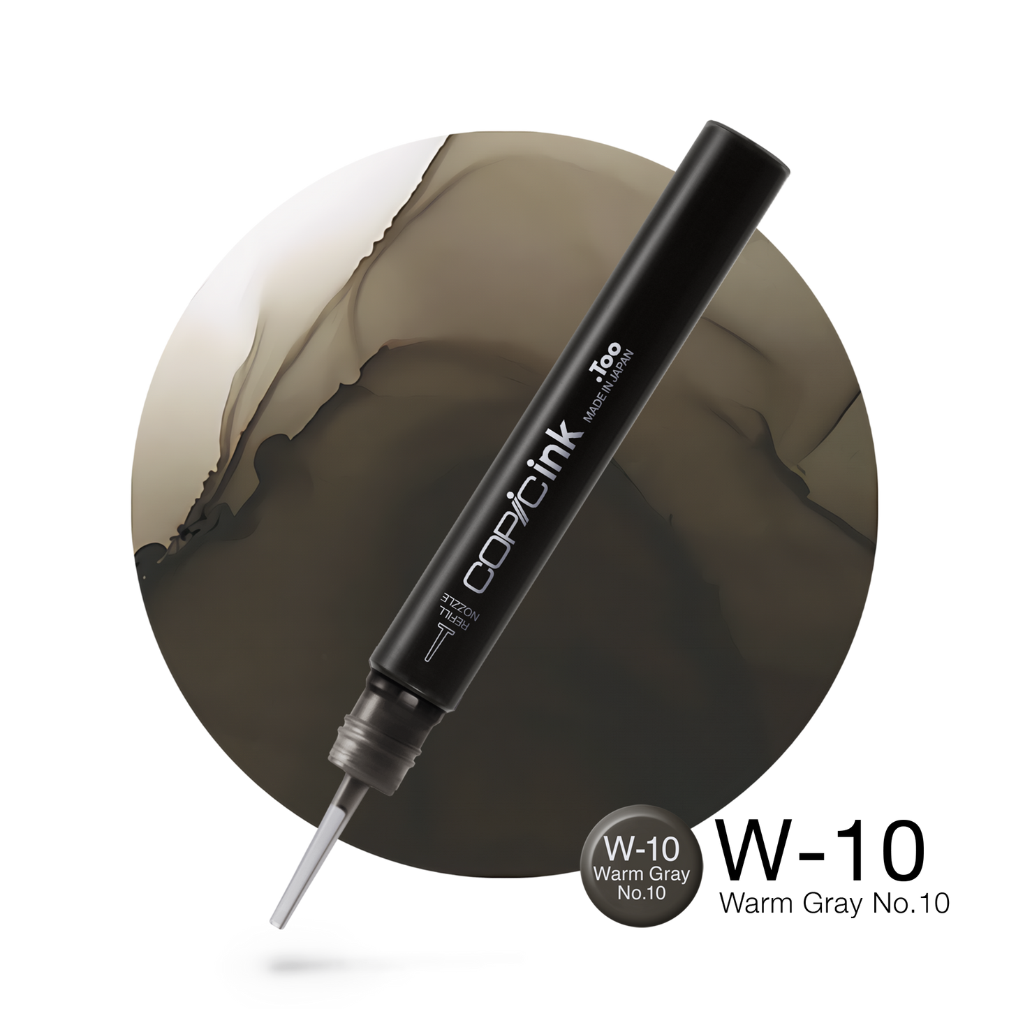 Copic Ink Refill W10 Warm Gray No. 10 <inline style="float: right; margin-right: 10px; background-color: rgb(77, 78, 73);">&nbsp;&nbsp;&nbsp;&nbsp;&nbsp;&nbsp; </inline>
