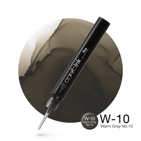 Copic Ink Refill W10 Warm Gray No. 10 <inline style="float: right; margin-right: 10px; background-color: rgb(77, 78, 73);">&nbsp;&nbsp;&nbsp;&nbsp;&nbsp;&nbsp; </inline>