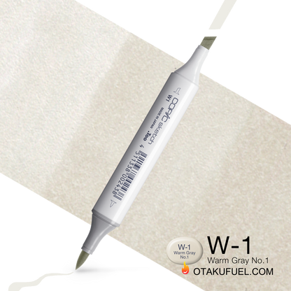 Copic Sketch W1 Warm Gray No. 1 Marker <inline style="float: right; margin-right: 10px; background-color: rgb(230, 231, 223);">&nbsp;&nbsp;&nbsp;&nbsp;&nbsp;&nbsp; </inline>