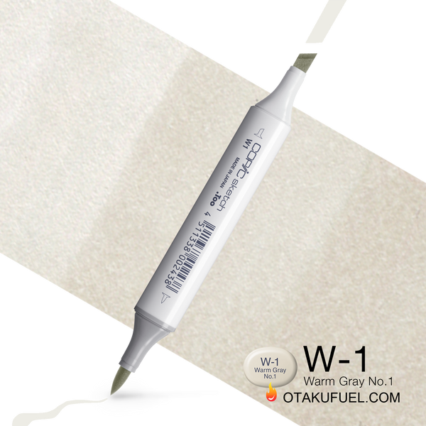Copic Sketch W1 Warm Gray No. 1 Marker <inline style="float: right; margin-right: 10px; background-color: rgb(230, 231, 223);">&nbsp;&nbsp;&nbsp;&nbsp;&nbsp;&nbsp; </inline>