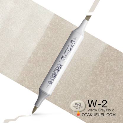 Copic Sketch W2 Warm Gray No. 2 Marker <inline style="float: right; margin-right: 10px; background-color: rgb(231, 232, 226);">&nbsp;&nbsp;&nbsp;&nbsp;&nbsp;&nbsp; </inline>