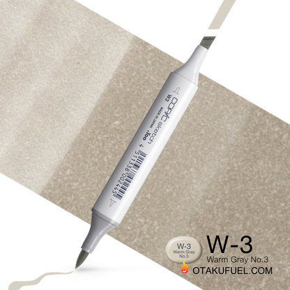 Copic Sketch W3 Warm Gray No. 3 Marker <inline style="float: right; margin-right: 10px; background-color: rgb(209, 208, 203);">&nbsp;&nbsp;&nbsp;&nbsp;&nbsp;&nbsp; </inline>