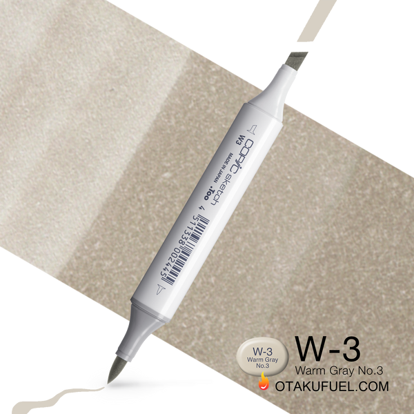 Copic Sketch W3 Warm Gray No. 3 Marker <inline style="float: right; margin-right: 10px; background-color: rgb(209, 208, 203);">&nbsp;&nbsp;&nbsp;&nbsp;&nbsp;&nbsp; </inline>