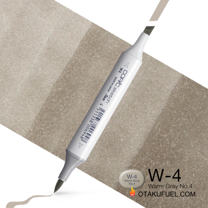 Copic Sketch W4 Warm Gray No. 4 Marker <inline style="float: right; margin-right: 10px; background-color: rgb(188, 187, 182);">&nbsp;&nbsp;&nbsp;&nbsp;&nbsp;&nbsp; </inline>