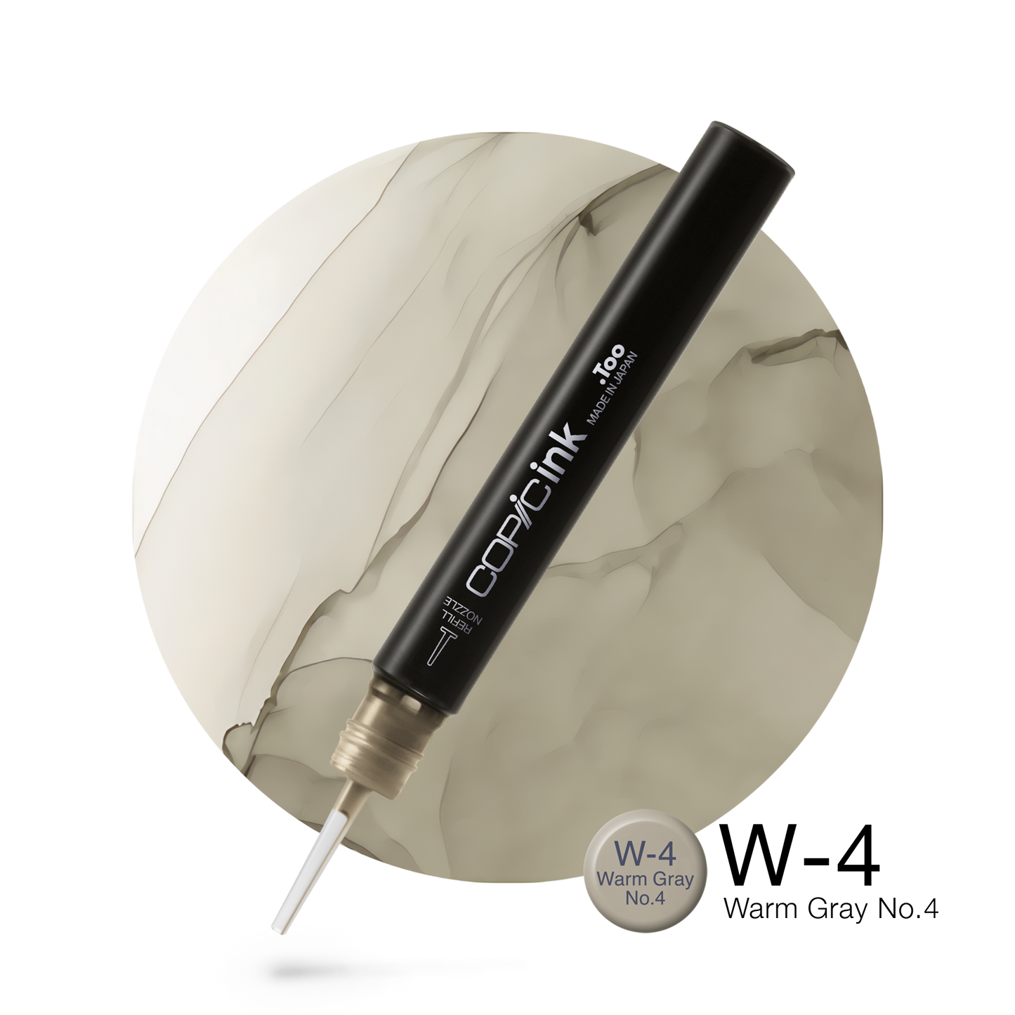 Copic Ink Refill W4 Warm Gray No. 4 <inline style="float: right; margin-right: 10px; background-color: rgb(209, 208, 203);">&nbsp;&nbsp;&nbsp;&nbsp;&nbsp;&nbsp; </inline>