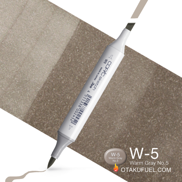 Copic Sketch W5 Warm Gray No. 5 Marker <inline style="float: right; margin-right: 10px; background-color: rgb(167, 166, 161);">&nbsp;&nbsp;&nbsp;&nbsp;&nbsp;&nbsp; </inline>