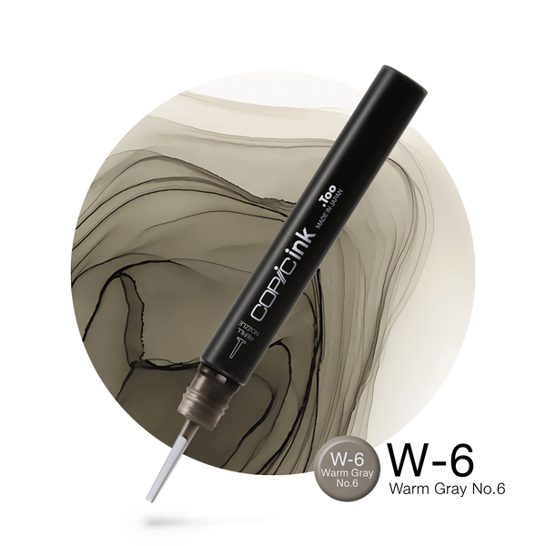 Copic Ink Refill W6 Warm Gray No. 6 <inline style="float: right; margin-right: 10px; background-color: rgb(167, 166, 161);">&nbsp;&nbsp;&nbsp;&nbsp;&nbsp;&nbsp; </inline>