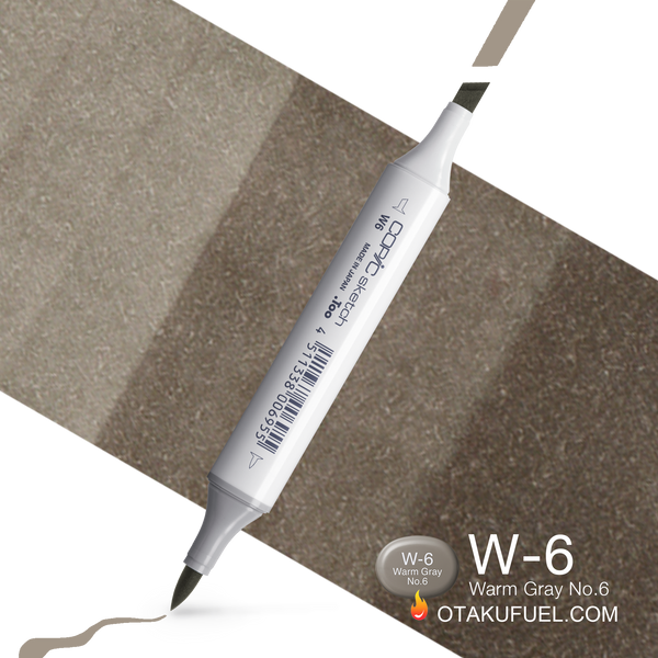 Copic Sketch W6 Warm Gray No. 6 Marker <inline style="float: right; margin-right: 10px; background-color: rgb(149, 148, 143);">&nbsp;&nbsp;&nbsp;&nbsp;&nbsp;&nbsp; </inline>