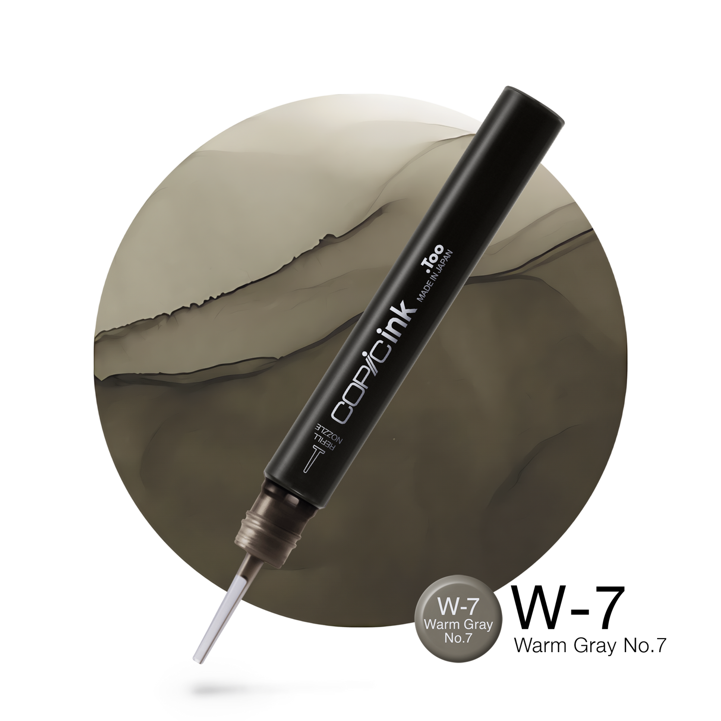 Copic Ink Refill W7 Warm Gray No. 7 <inline style="float: right; margin-right: 10px; background-color: rgb(149, 148, 143);">&nbsp;&nbsp;&nbsp;&nbsp;&nbsp;&nbsp; </inline>