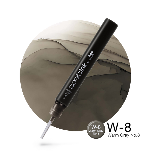 Copic Ink Refill W8 Warm Gray No. 8 <inline style="float: right; margin-right: 10px; background-color: rgb(119, 121, 116);">&nbsp;&nbsp;&nbsp;&nbsp;&nbsp;&nbsp; </inline>