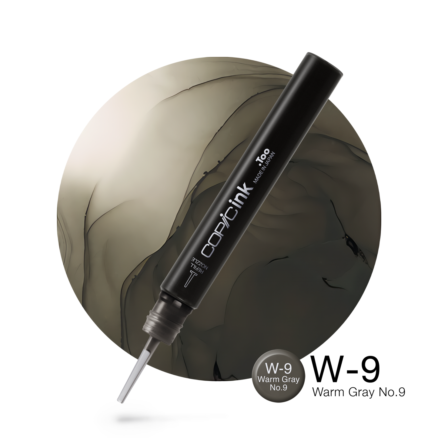 Copic Ink Refill W9 Warm Gray No. 9 <inline style="float: right; margin-right: 10px; background-color: rgb(98, 100, 95);">&nbsp;&nbsp;&nbsp;&nbsp;&nbsp;&nbsp; </inline>