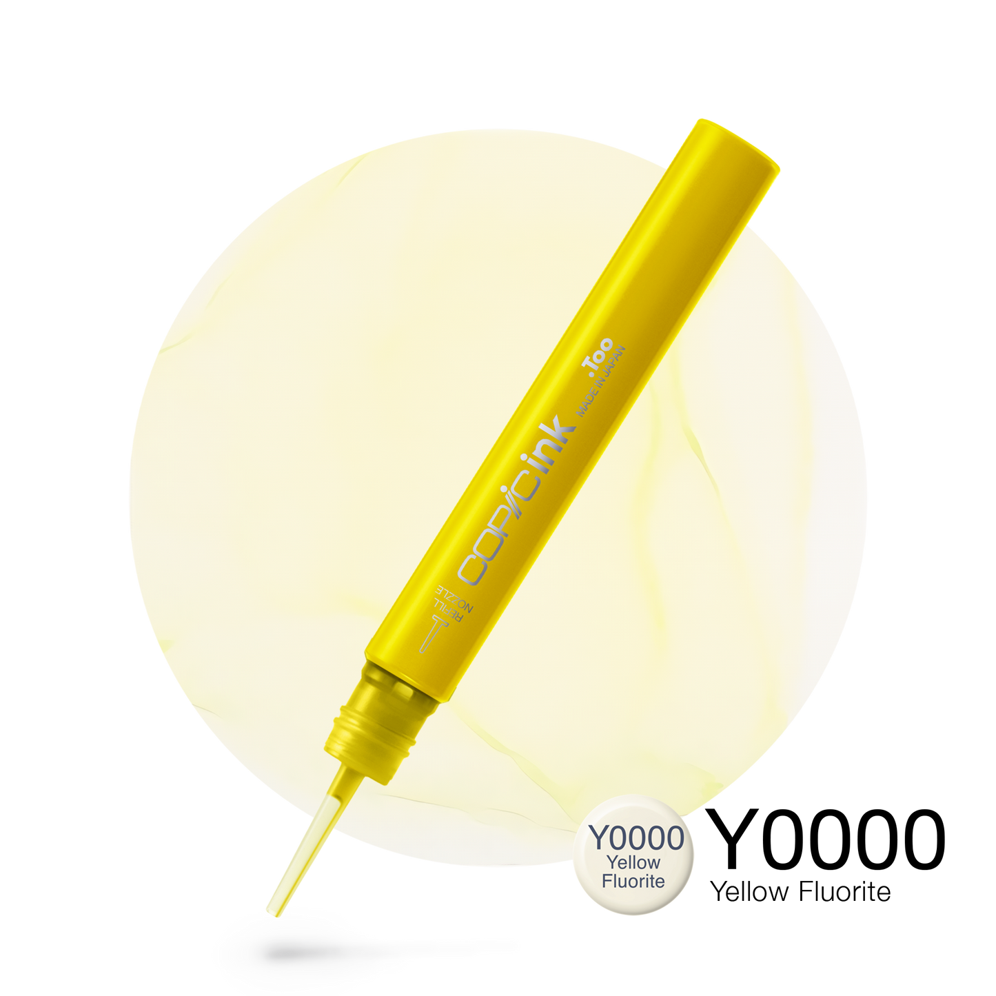 Copic Ink Refill Y0000 Yellow Fluorite <inline style="float: right; margin-right: 10px; background-color: rgb(254, 245, 108);">&nbsp;&nbsp;&nbsp;&nbsp;&nbsp;&nbsp; </inline>