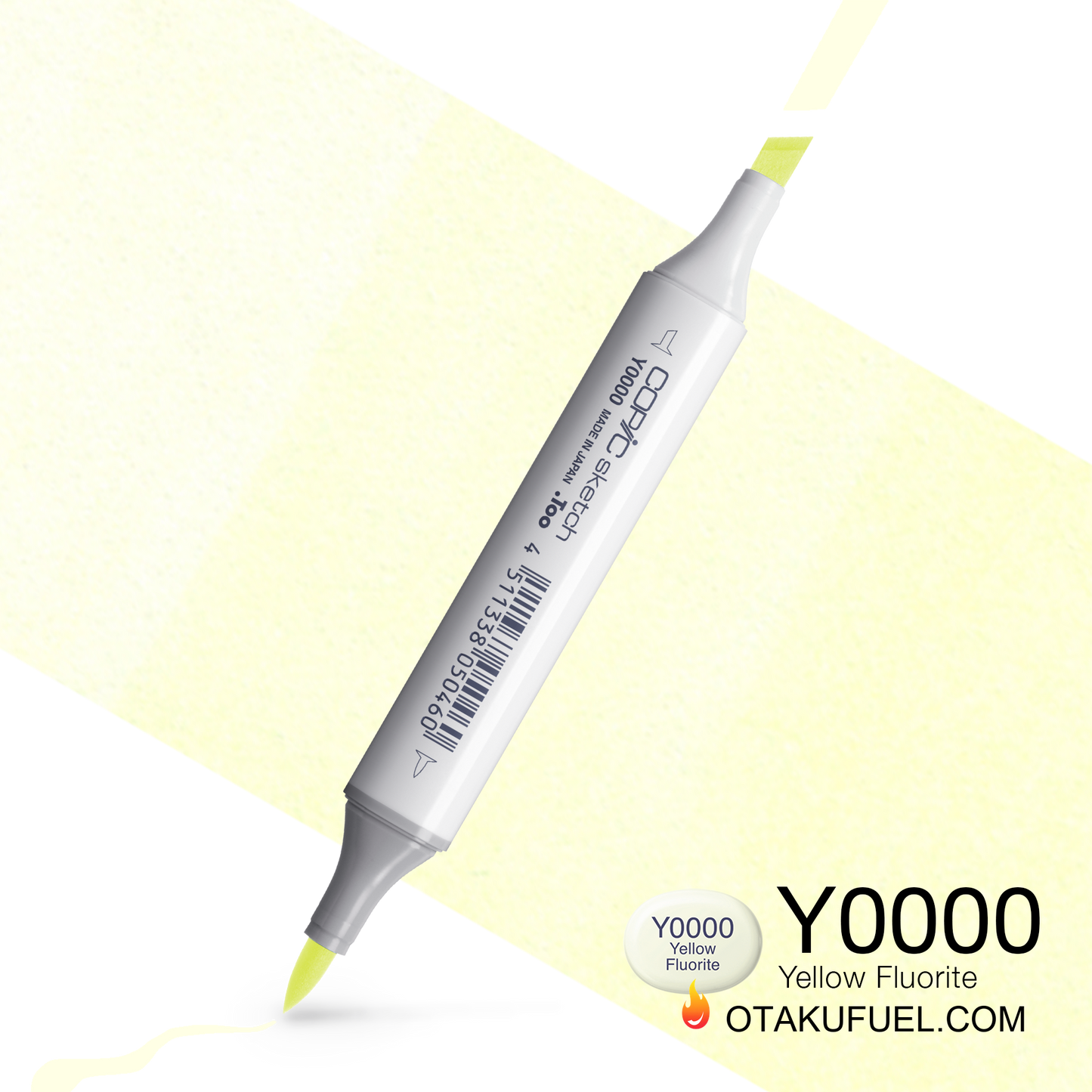 Copic Sketch Y0000 Yellow Fluorite Marker <inline style="float: right; margin-right: 10px; background-color: rgb(245, 243, 230);">&nbsp;&nbsp;&nbsp;&nbsp;&nbsp;&nbsp; </inline>