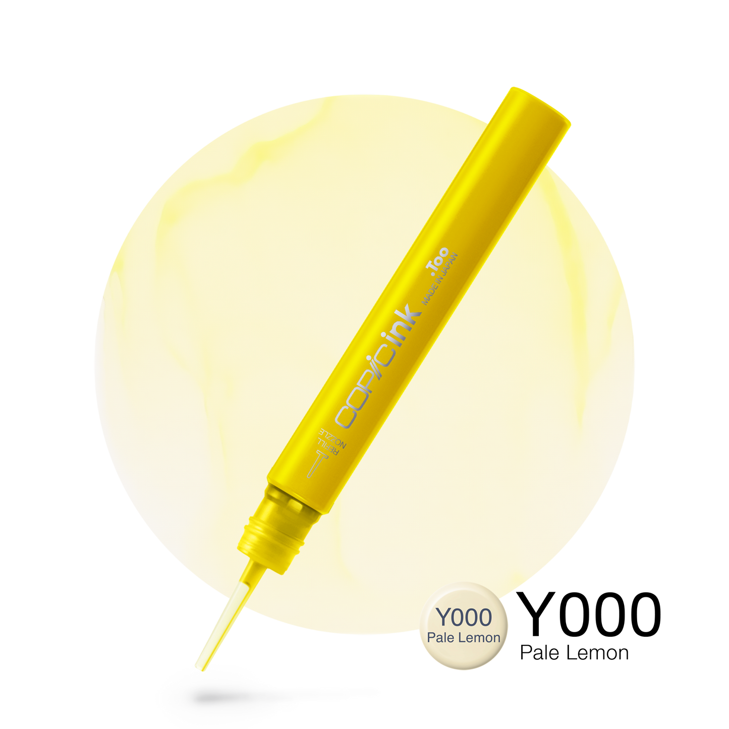Copic Ink Refill Y000 Pale Lemon <inline style="float: right; margin-right: 10px; background-color: rgb(255, 254, 242);">&nbsp;&nbsp;&nbsp;&nbsp;&nbsp;&nbsp; </inline>