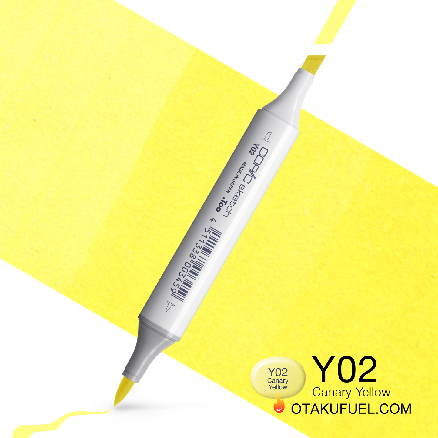 Copic Sketch Y02 Canary Yellow Marker <inline style="float: right; margin-right: 10px; background-color: rgb(246, 242, 151);">&nbsp;&nbsp;&nbsp;&nbsp;&nbsp;&nbsp; </inline>