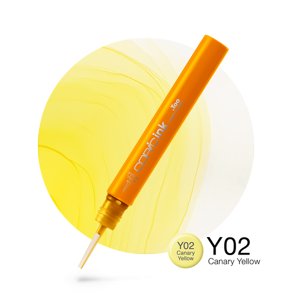 Copic Ink Refill Y02 Canary Yellow <inline style="float: right; margin-right: 10px; background-color: rgb(246, 242, 151);">&nbsp;&nbsp;&nbsp;&nbsp;&nbsp;&nbsp; </inline>