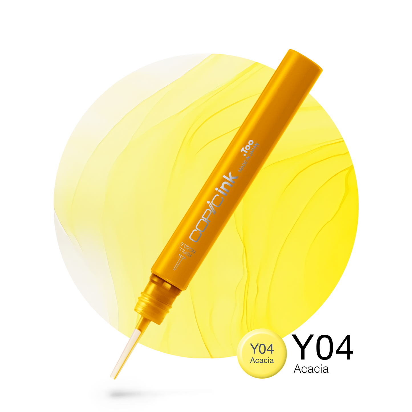 Copic Ink Refill Y04 Acacia <inline style="float: right; margin-right: 10px; background-color: rgb(232, 225, 91);">&nbsp;&nbsp;&nbsp;&nbsp;&nbsp;&nbsp; </inline>