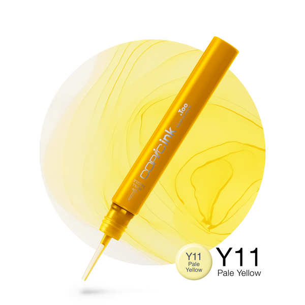 Copic Ink Refill Y11 Pale Yellow <inline style="float: right; margin-right: 10px; background-color: rgb(253, 252, 202);">&nbsp;&nbsp;&nbsp;&nbsp;&nbsp;&nbsp; </inline>