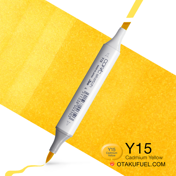 Copic Sketch Y15 Cadmium Yellow Marker <inline style="float: right; margin-right: 10px; background-color: rgb(255,230,111);">&nbsp;&nbsp;&nbsp;&nbsp;&nbsp;&nbsp; </inline>