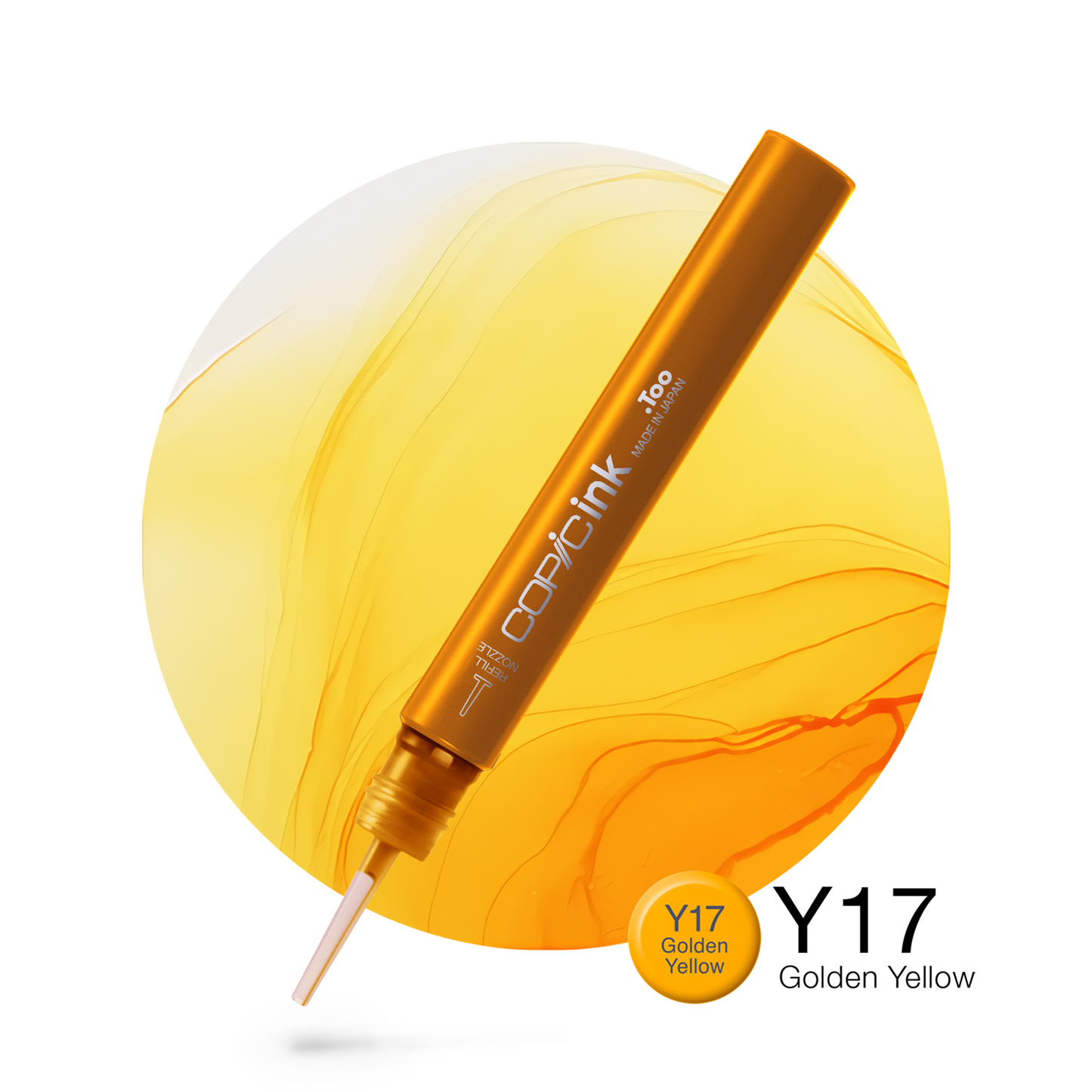 Copic Ink Refill Y17 Golden Yellow <inline style="float: right; margin-right: 10px; background-color: rgb(254,225,85);">&nbsp;&nbsp;&nbsp;&nbsp;&nbsp;&nbsp; </inline>