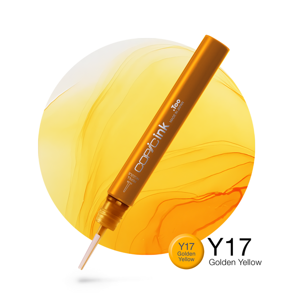 Copic Ink Refill Y17 Golden Yellow <inline style="float: right; margin-right: 10px; background-color: rgb(254,225,85);">&nbsp;&nbsp;&nbsp;&nbsp;&nbsp;&nbsp; </inline>