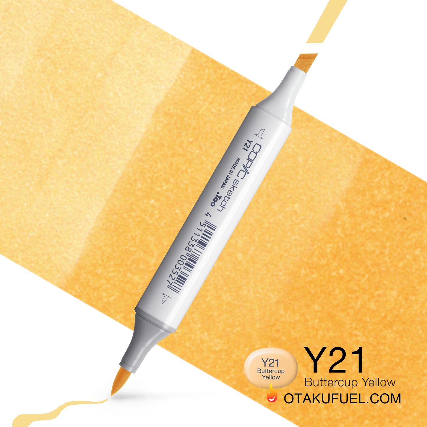 Copic Sketch Y21 Buttercup Yellow Marker <inline style="float: right; margin-right: 10px; background-color: rgb(249, 242, 191);">&nbsp;&nbsp;&nbsp;&nbsp;&nbsp;&nbsp; </inline>