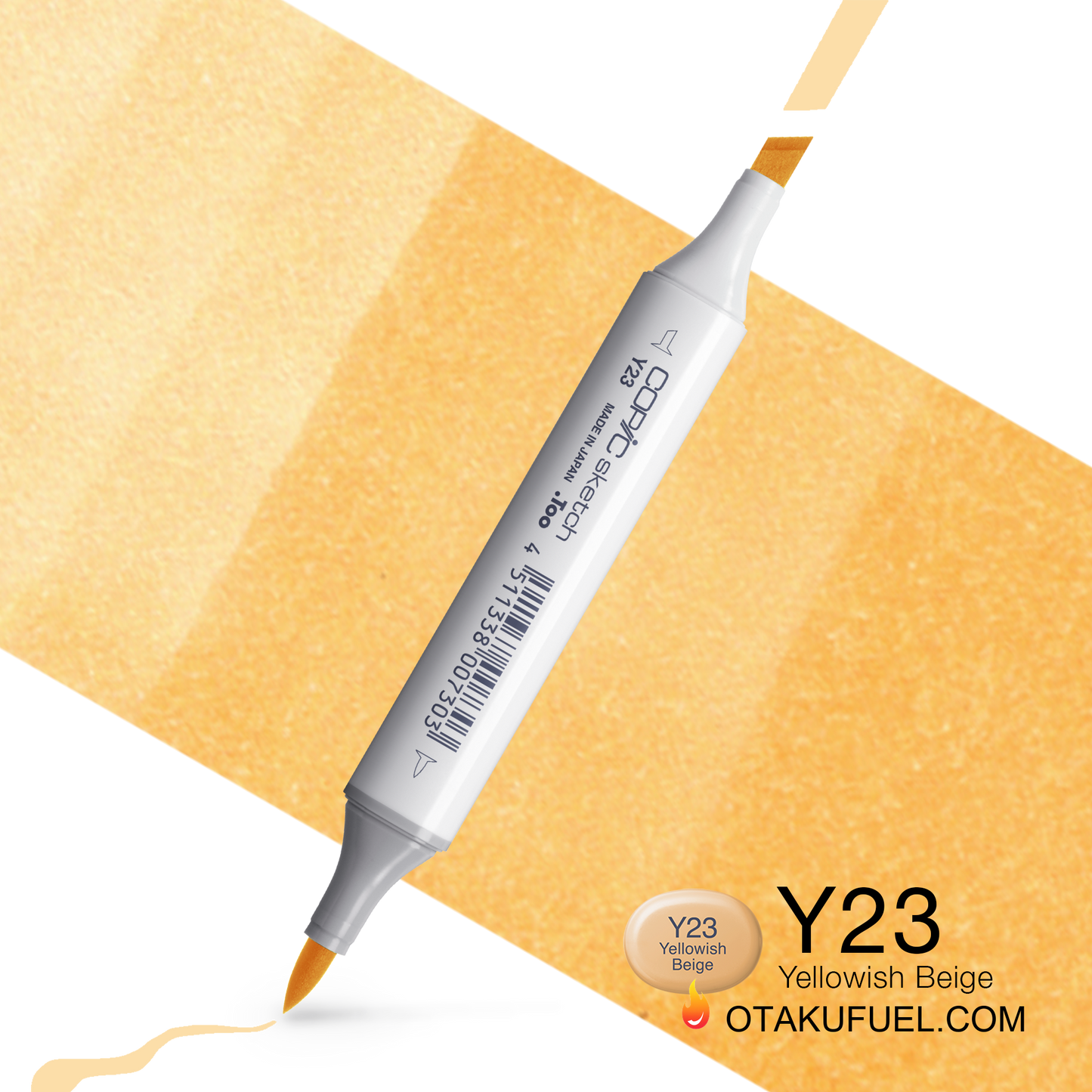 Copic Sketch Y23 Yellowish Beige Marker <inline style="float: right; margin-right: 10px; background-color: rgb(250,226,180);">&nbsp;&nbsp;&nbsp;&nbsp;&nbsp;&nbsp; </inline>
