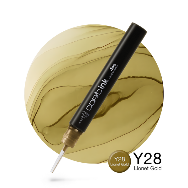 Copic Ink Refill Y28 Lionet Gold <inline style="float: right; margin-right: 10px; background-color: rgb(202, 168, 105);">&nbsp;&nbsp;&nbsp;&nbsp;&nbsp;&nbsp; </inline>