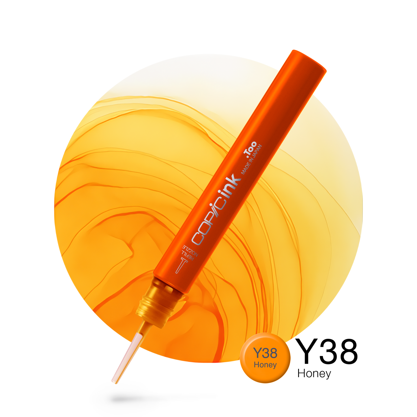Copic Ink Refill Y38 Honey <inline style="float: right; margin-right: 10px; background-color: rgb(255, 211, 116);">&nbsp;&nbsp;&nbsp;&nbsp;&nbsp;&nbsp; </inline>