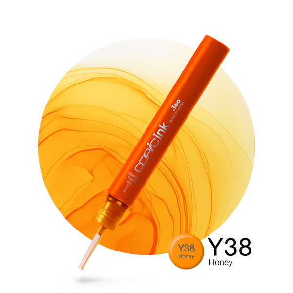 Copic Ink Refill Y38 Honey <inline style="float: right; margin-right: 10px; background-color: rgb(255, 211, 116);">&nbsp;&nbsp;&nbsp;&nbsp;&nbsp;&nbsp; </inline>