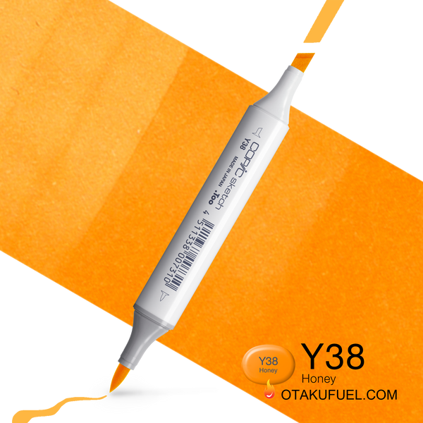 Copic Sketch Y38 Honey Marker <inline style="float: right; margin-right: 10px; background-color: rgb(255, 211, 116);">&nbsp;&nbsp;&nbsp;&nbsp;&nbsp;&nbsp; </inline>
