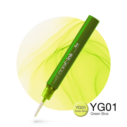Copic Ink Refill YG01 Green Bice <inline style="float: right; margin-right: 10px; background-color: rgb(228, 237, 187);">&nbsp;&nbsp;&nbsp;&nbsp;&nbsp;&nbsp; </inline>