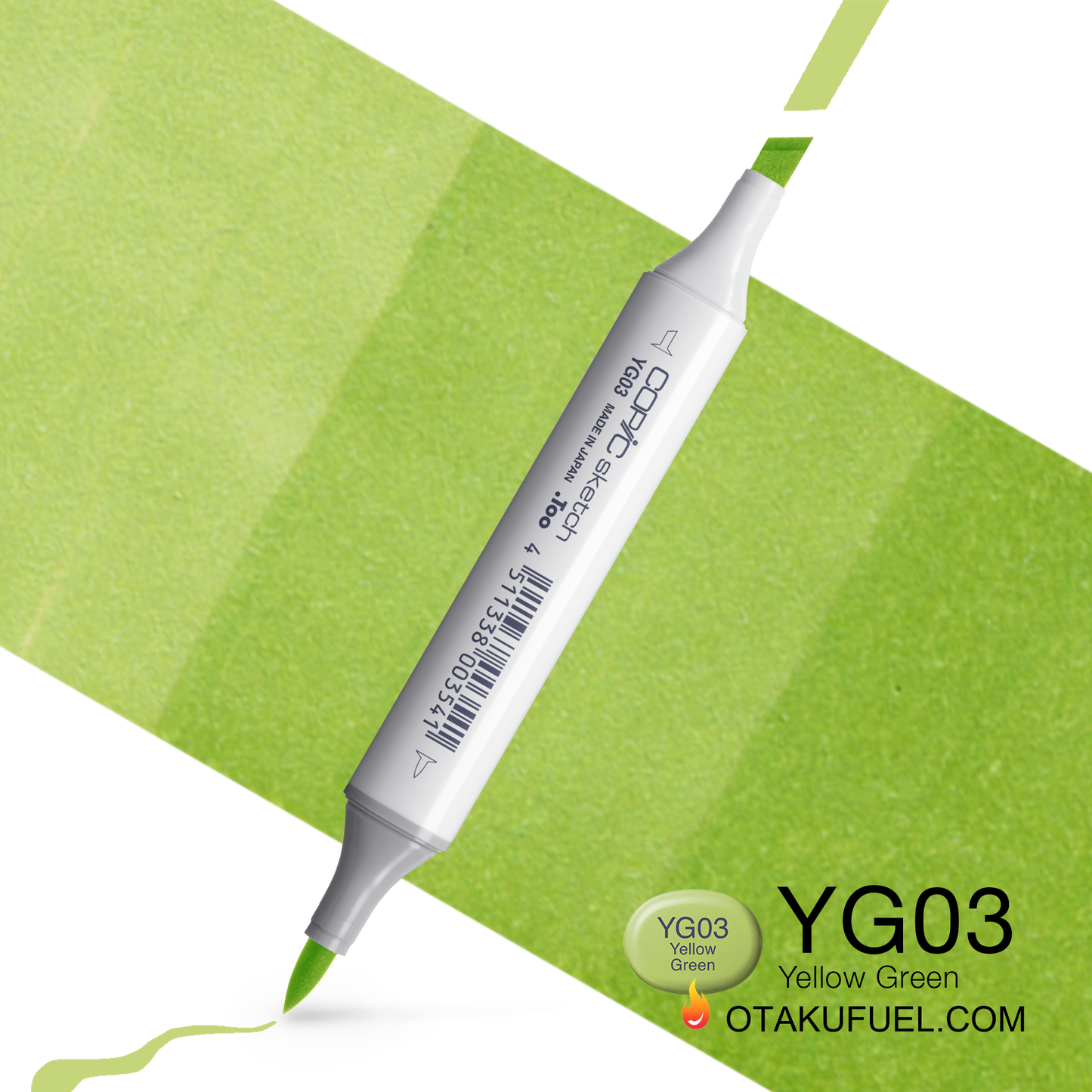 Copic Sketch YG03 Yellow Green Marker <inline style="float: right; margin-right: 10px; background-color: rgb(224,235,169);">&nbsp;&nbsp;&nbsp;&nbsp;&nbsp;&nbsp; </inline>