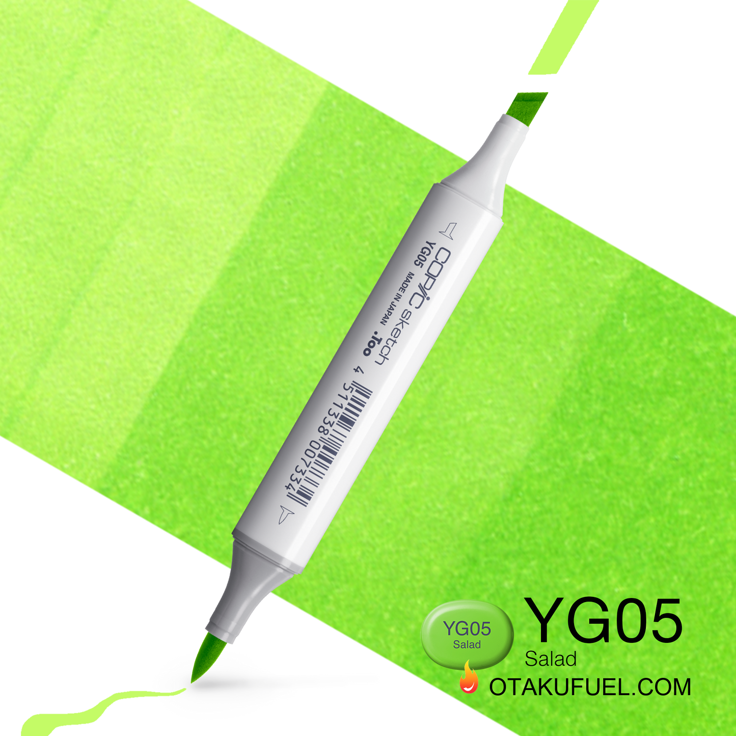 Copic Sketch YG05 Salad Marker <inline style="float: right; margin-right: 10px; background-color: rgb(209, 225, 141);">&nbsp;&nbsp;&nbsp;&nbsp;&nbsp;&nbsp; </inline>