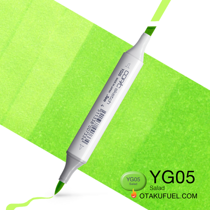 Copic Sketch YG05 Salad Marker <inline style="float: right; margin-right: 10px; background-color: rgb(209, 225, 141);">&nbsp;&nbsp;&nbsp;&nbsp;&nbsp;&nbsp; </inline>