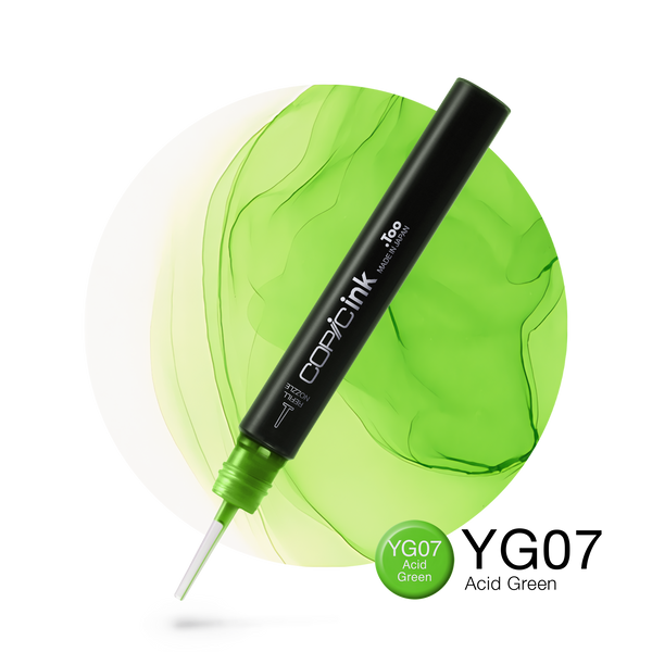 Copic Ink Refill YG07 Acid Green <inline style="float: right; margin-right: 10px; background-color: rgb(155, 199, 81);">&nbsp;&nbsp;&nbsp;&nbsp;&nbsp;&nbsp; </inline>