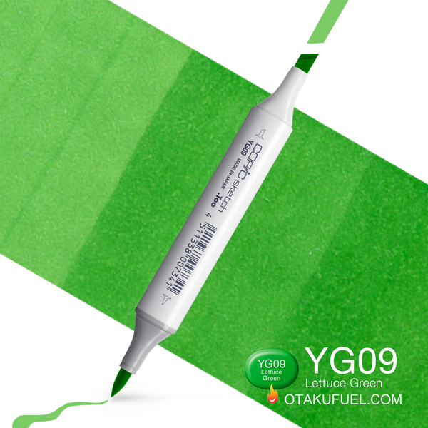Copic Sketch YG09 Lettuce Green Marker <inline style="float: right; margin-right: 10px; background-color: rgb(118, 188, 100);">&nbsp;&nbsp;&nbsp;&nbsp;&nbsp;&nbsp; </inline>