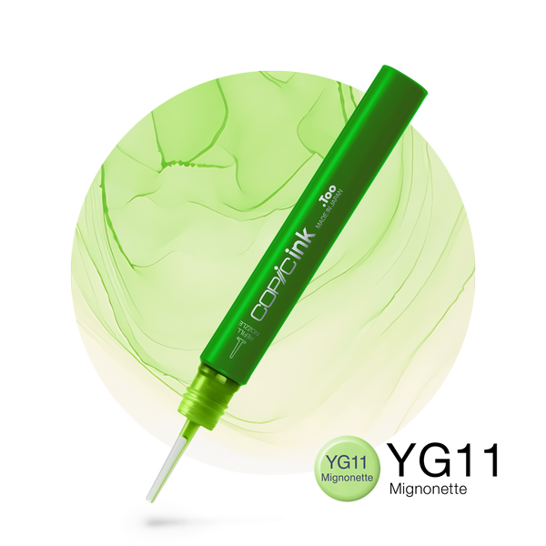 Copic Ink Refill YG11 Mignonette <inline style="float: right; margin-right: 10px; background-color: rgb(229, 240, 208);">&nbsp;&nbsp;&nbsp;&nbsp;&nbsp;&nbsp; </inline>