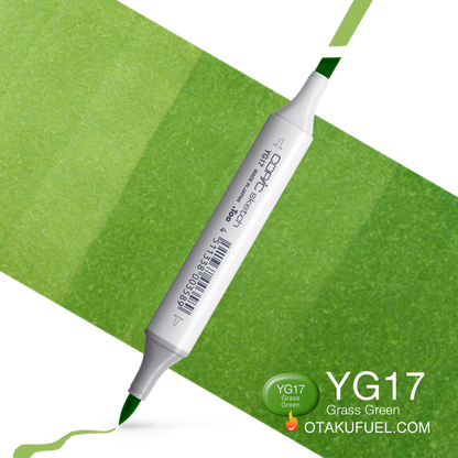 Copic Sketch YG17 Grass Green Marker <inline style="float: right; margin-right: 10px; background-color: rgb(105, 182, 88);">&nbsp;&nbsp;&nbsp;&nbsp;&nbsp;&nbsp; </inline>