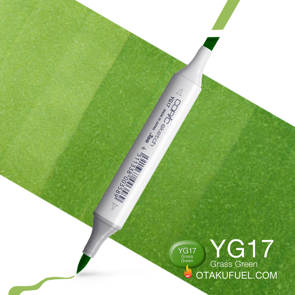 Copic Sketch YG17 Grass Green Marker <inline style="float: right; margin-right: 10px; background-color: rgb(105, 182, 88);">&nbsp;&nbsp;&nbsp;&nbsp;&nbsp;&nbsp; </inline>