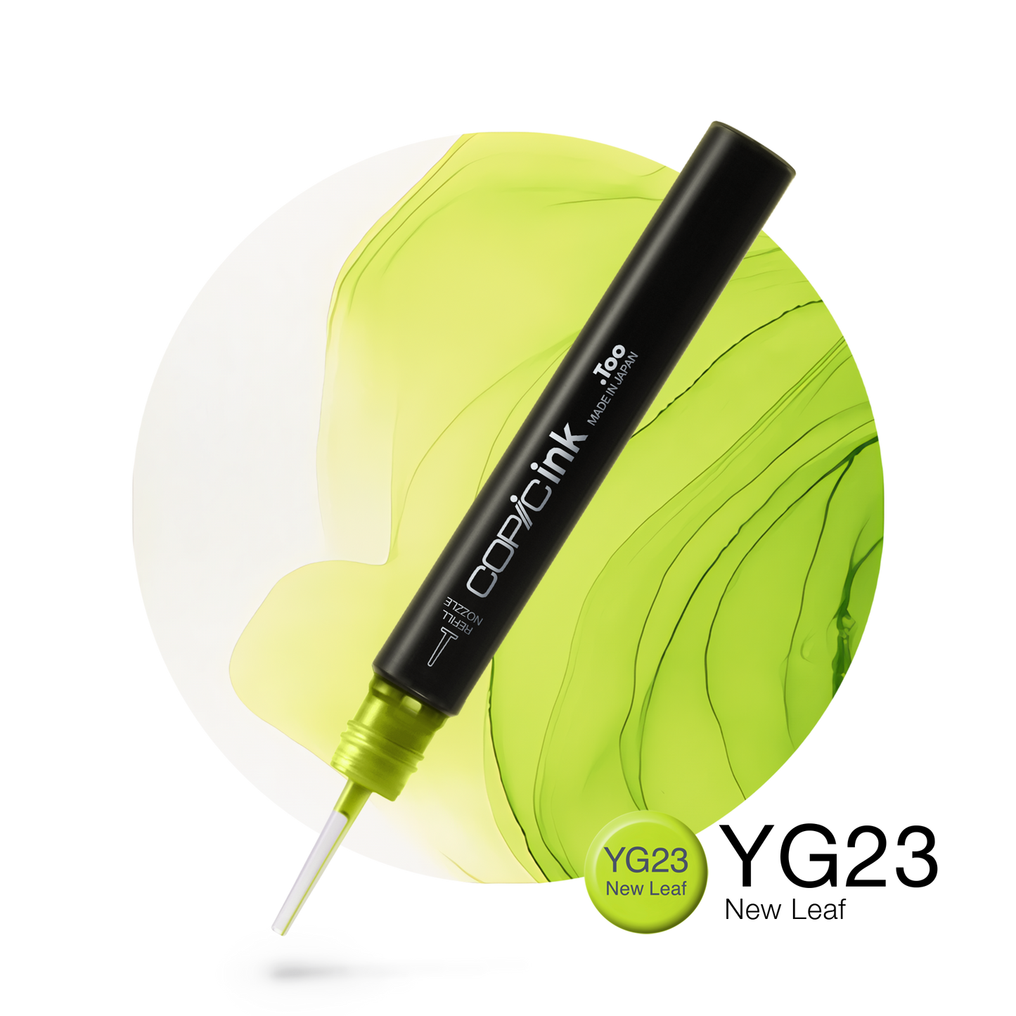 Copic Ink Refill YG23 New Leaf <inline style="float: right; margin-right: 10px; background-color: rgb(231, 236, 146);">&nbsp;&nbsp;&nbsp;&nbsp;&nbsp;&nbsp; </inline>