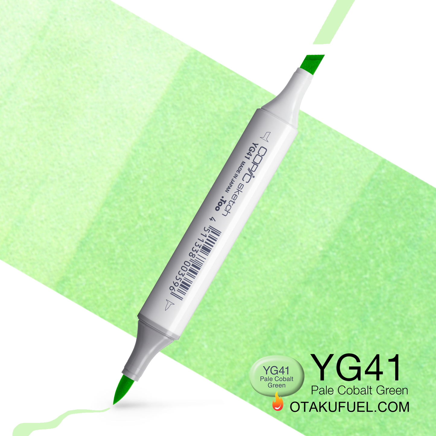 Copic Sketch YG41 Pale Cobalt Green Marker <inline style="float: right; margin-right: 10px; background-color: rgb(180, 220, 183);">&nbsp;&nbsp;&nbsp;&nbsp;&nbsp;&nbsp; </inline>